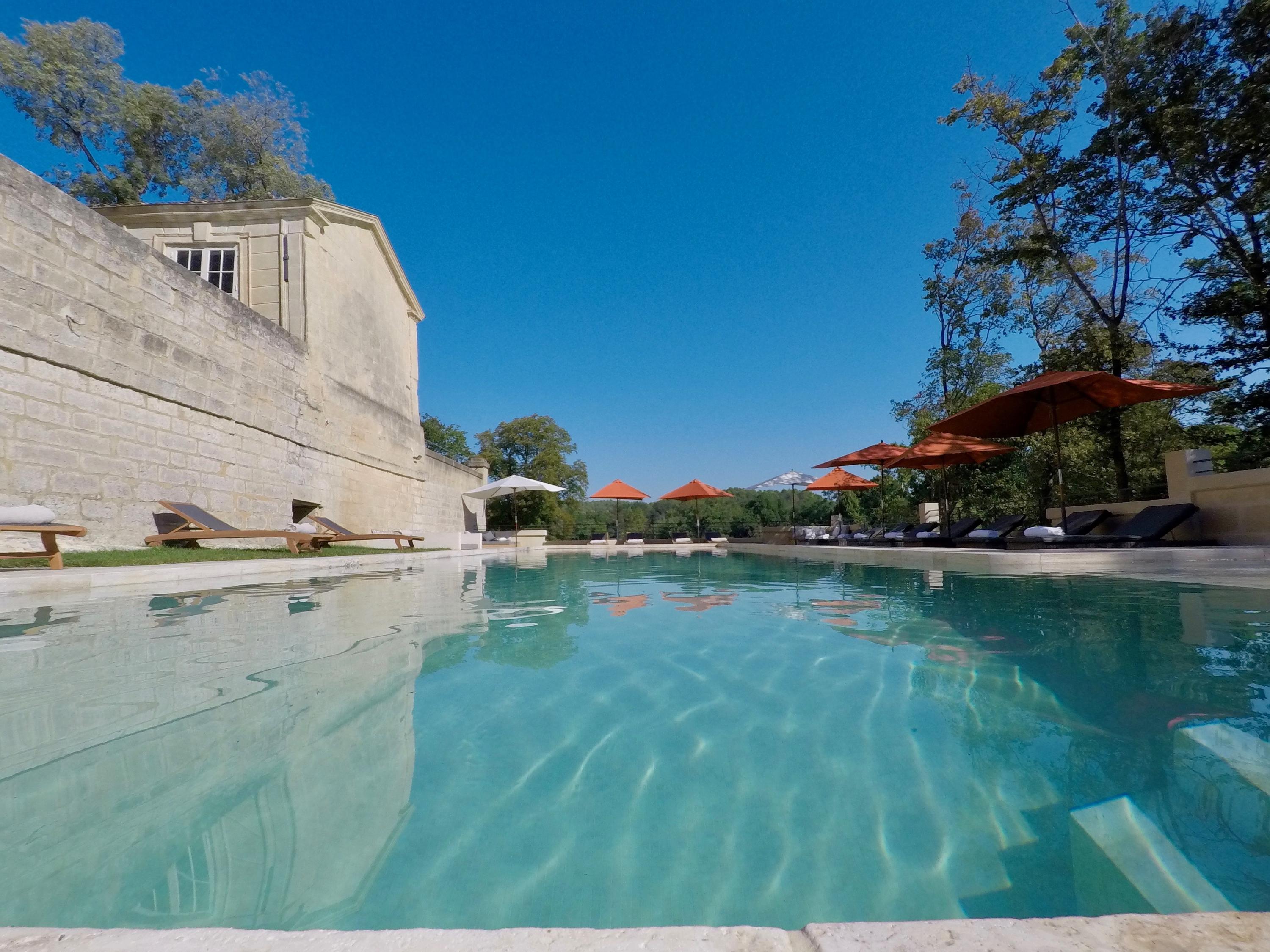 Chateau De Pondres Villevieille Bagian luar foto